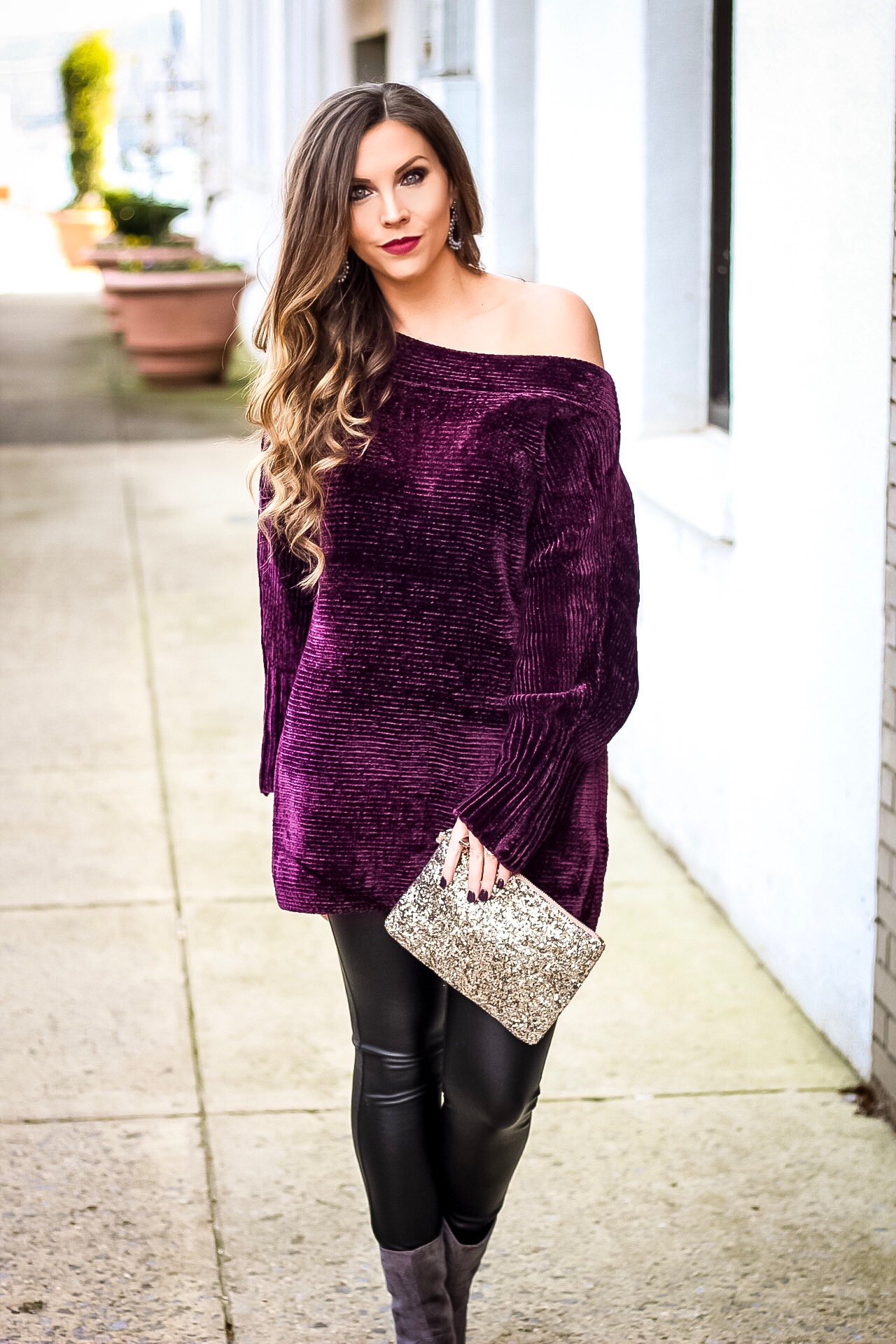 Casual NYE Outfit Idea + Setting Spray Review Vogue for Breakfast