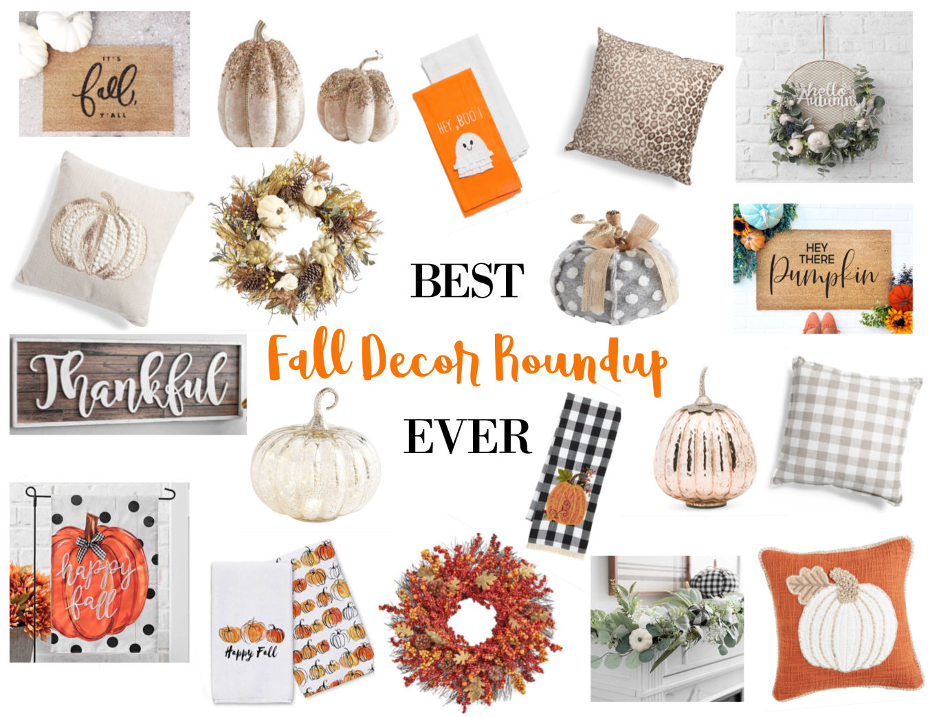 HUGE Under $50 Fall Home Decor Roundup - Vogue for Breakfast