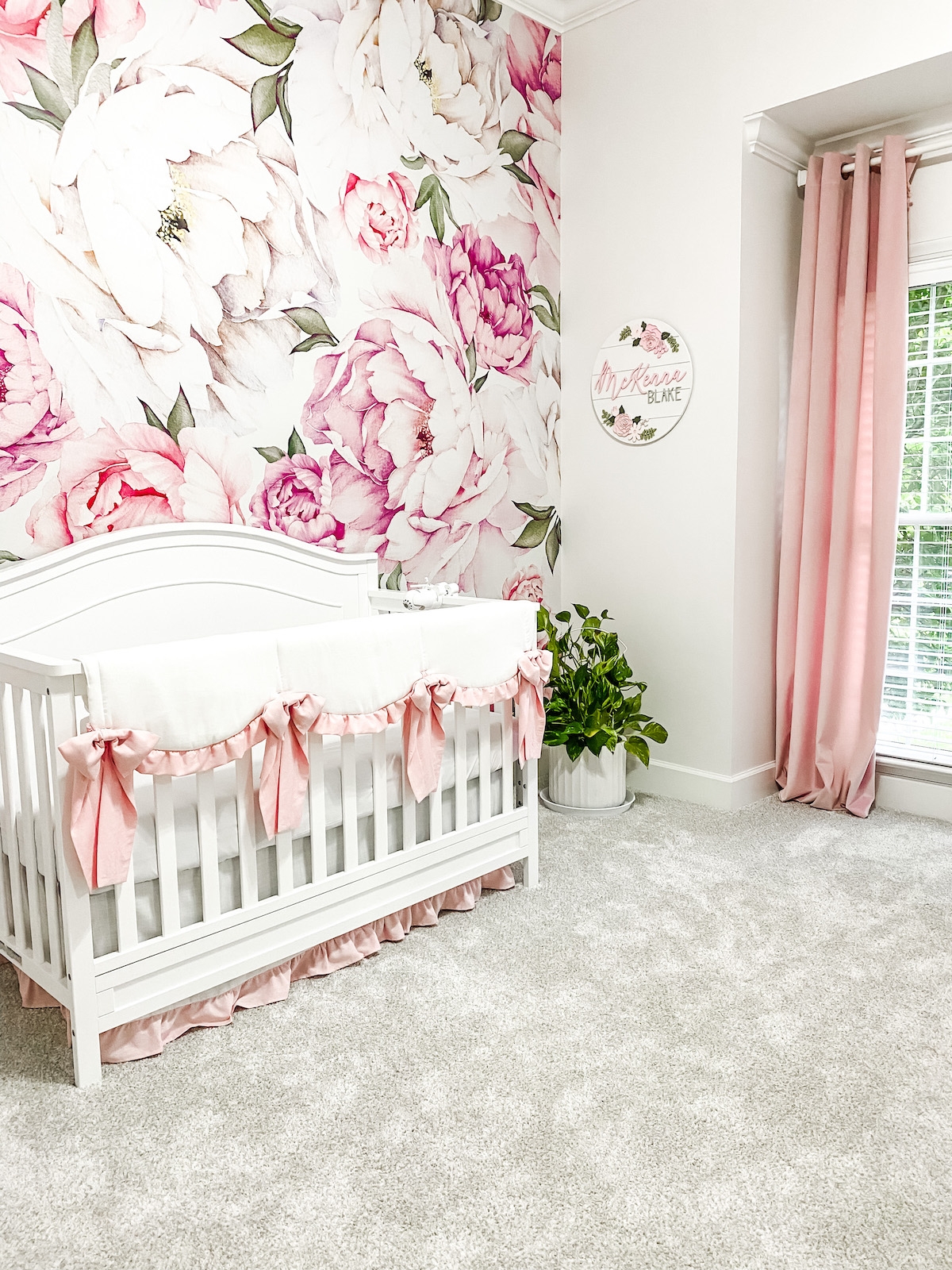 Pink Peony Nursery Reveal - Vogue for Breakfast